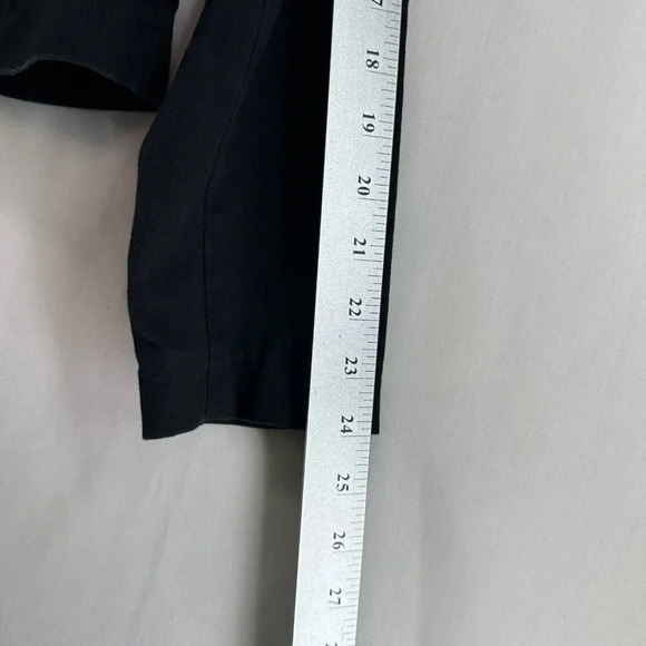 CAbi Jacket Womens Size 8 Twill Military Style Hook Closure Blazer Cotton Black - Picture 11 of 12